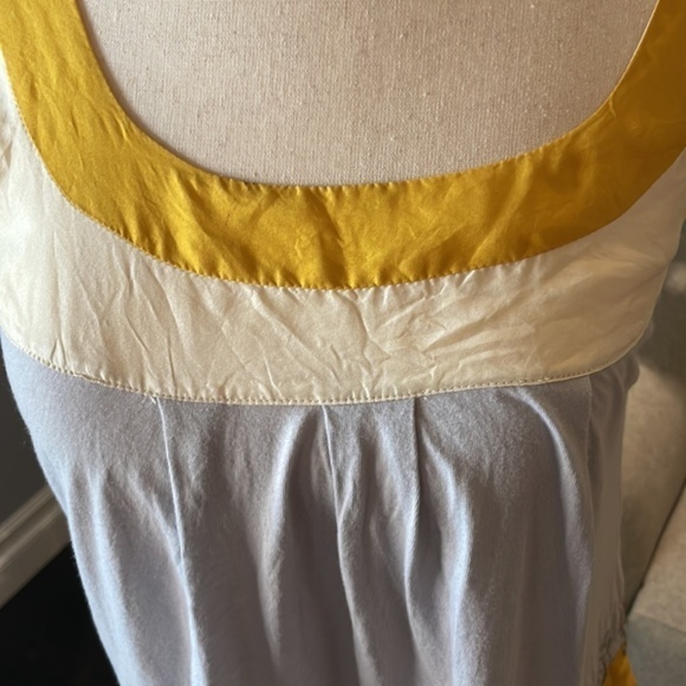 Johnny Was Womens Silk-Blend Embroidered Striped Tank - Picture 8 of 10